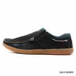 Matte Black Leather Casual Slip-on - Image 3