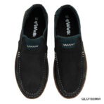 Matte Black Leather Casual Slip-on - Image 5