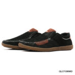 Matte Black Leather Casual Slip-on - Image 3