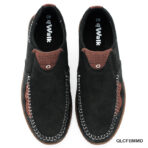 Matte Black Leather Casual Slip-on - Image 5