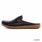 Black Leather Half Shoe - Image 5
