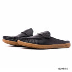 Black Leather Half Shoe - Image 4