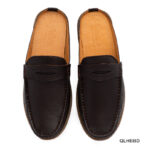 Black Leather Half Shoe - Image 3