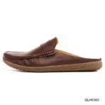 Chocolate Premium Leather Half Shoe - Image 2