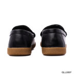 Black Belt Finish Pint Leather Loafer - Image 6