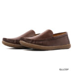 Plain Chocolate Finish Leather Loafer - Image 3