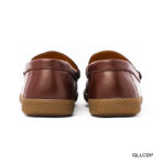 Plain Chocolate Finish Leather Loafer - Image 5