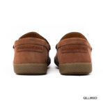 Burgundy Light Finish Leather Loafer - Image 6