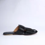 qWalk Blackberry Slip-on Leather Sandal - Image 4