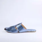 qWalk Skyberry Slip-on Leather Sandal - Image 4